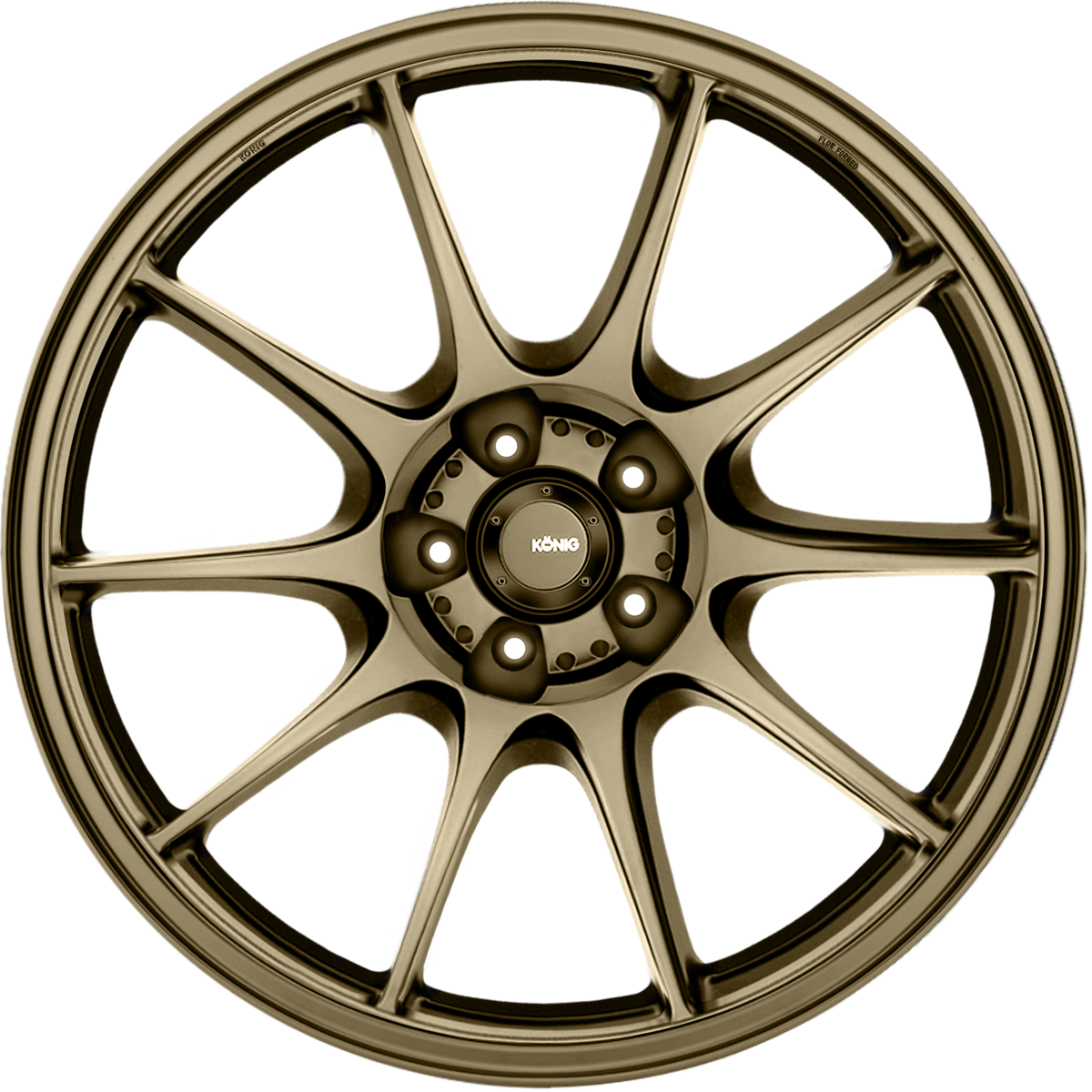 Konig Dekagram Gloss Bronze 15x7.5 +35 4x100mm 73.1mm - Wheelwiz