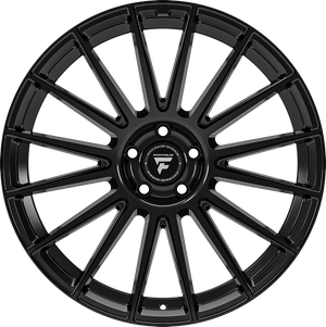 Fittipaldi FS363B Gloss Black 20x9.5 +30 5x112mm 66.6mm - Wheelwiz