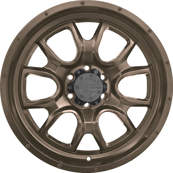 Mamba M19 Bronze w/ Drilled Holes 17x9 -12 5x127mm 78.1mm - Wheelwiz