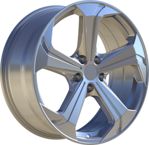 YKW Replica MF8 Silver 18x8 +40 5x120mm 64.1mm - Wheelwiz