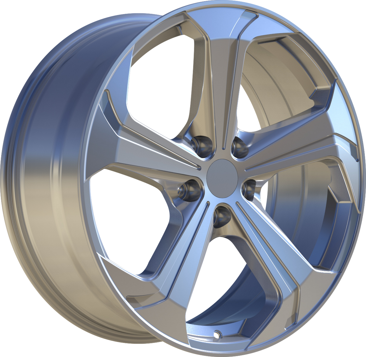 YKW Replica MF8 Silver 18x8 +40 5x114.3mm 64.1mm - Wheelwiz