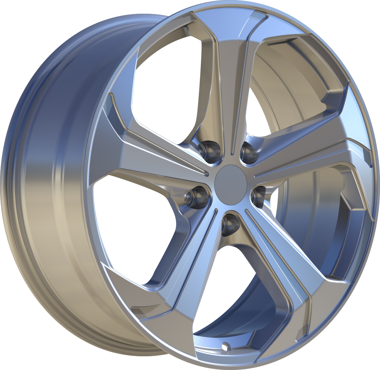 YKW Replica MF8 Silver 18x8 +40 5x114.3mm 64.1mm - Wheelwiz