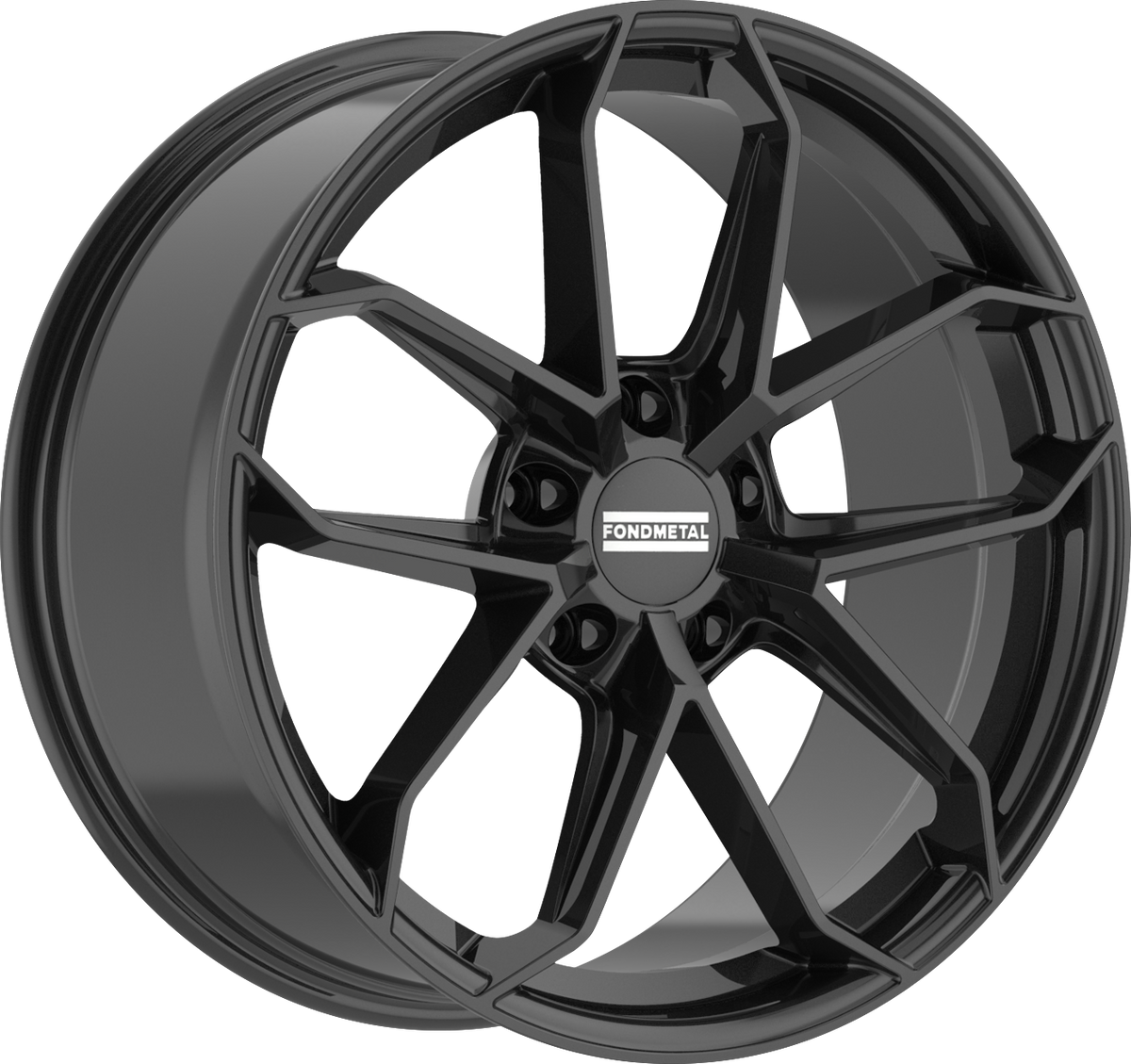 Fondmetal Zelos Gloss Black 21x11 +60 5x130mm 71.6mm - Wheelwiz