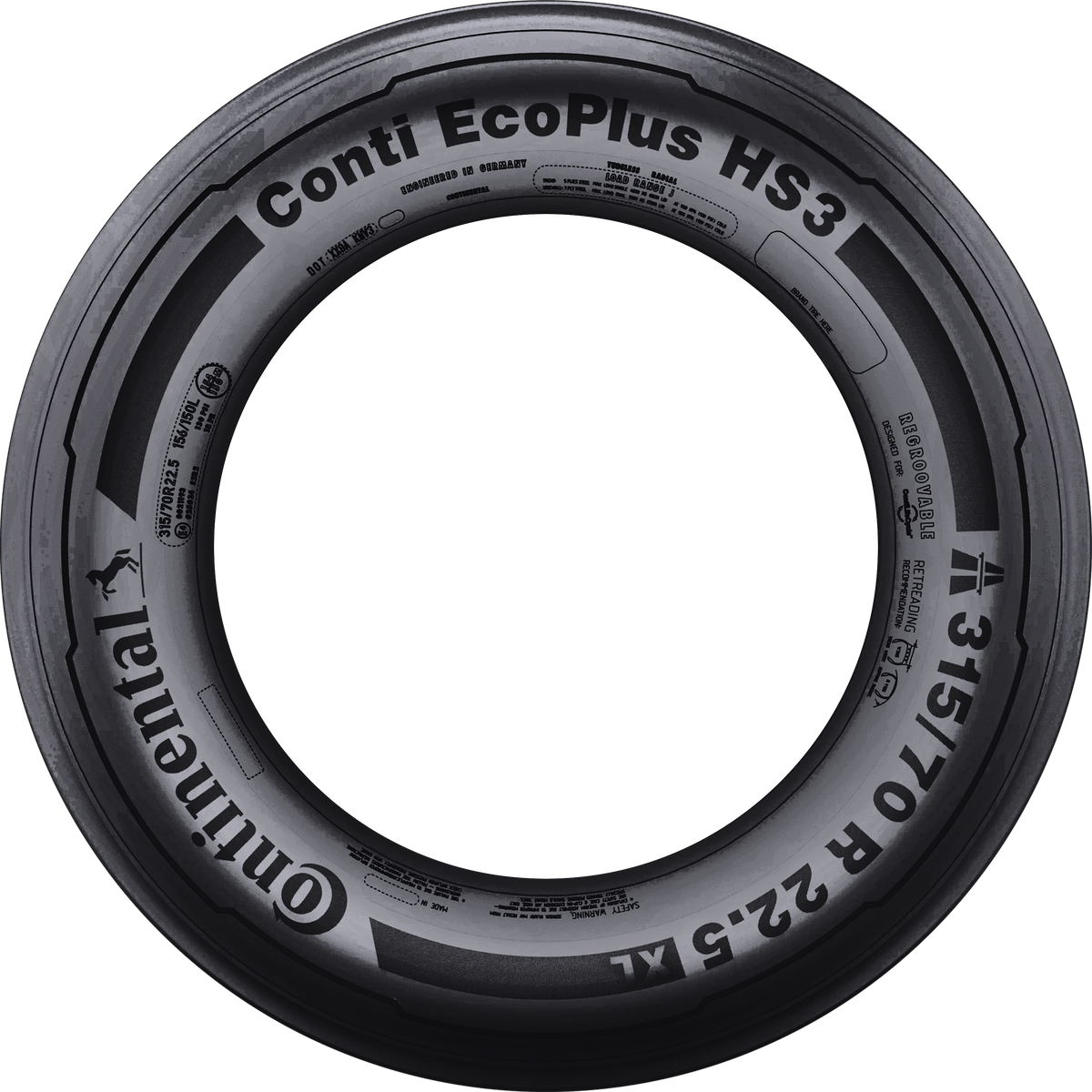 Continental EcoPlus HS3 295/75R22.5 - Wheelwiz
