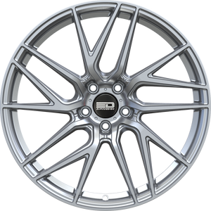 Euro Design Tech Silver 19x8.5 +35 5x120mm 64.1mm - WheelWiz