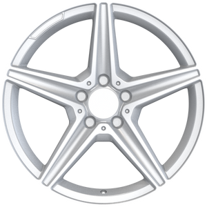 YKW Replica MF14 Silver 18x7.5 +30 5x112mm 66.6mm - Wheelwiz