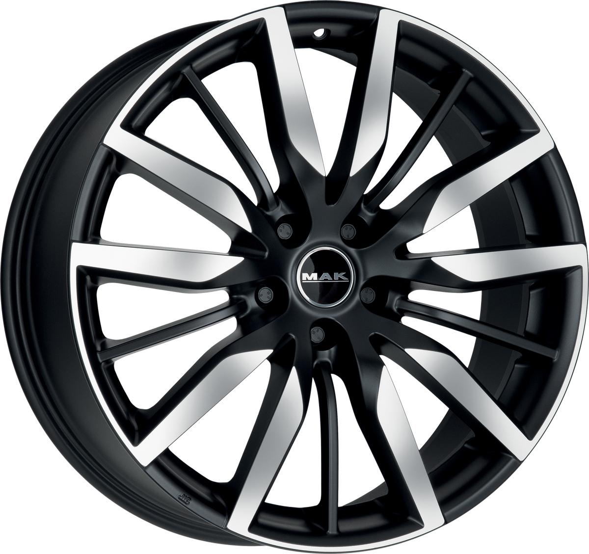 MAK BARBURY Ice Black 19x8 +40 5x114.3mm 76mm - Wheelwiz