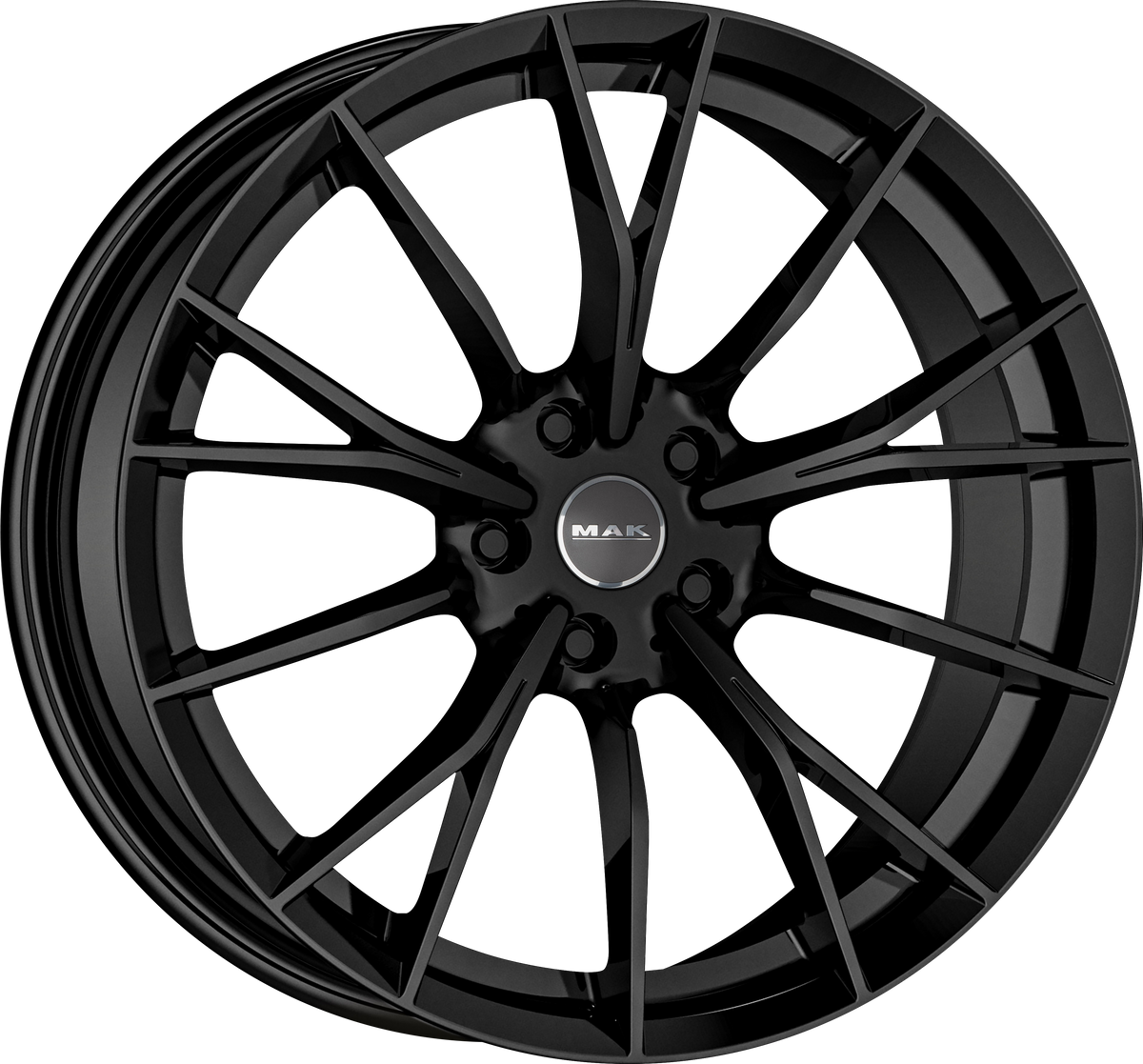 MAK FABRIK Gloss Black 18x8 +30 5x120mm 72.6mm - Wheelwiz