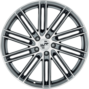 MAK Leipzig Gunmetal w/ Mirror Face 20x9 +50 5x130mm 71.6mm