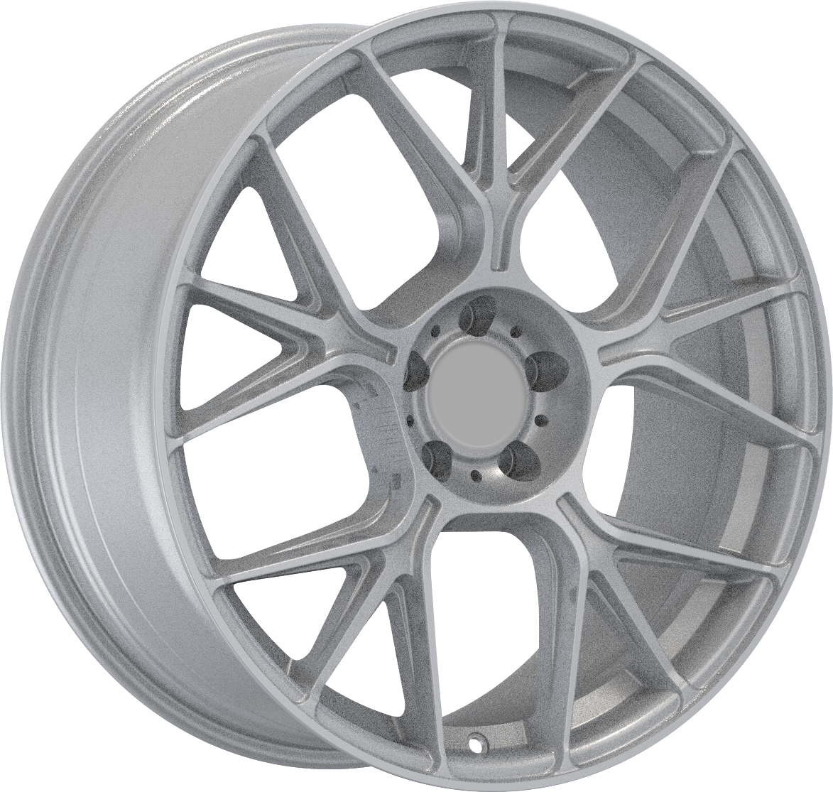 YKW Replica MR4 Silver 18x8 +30 5x112mm 66.6mm