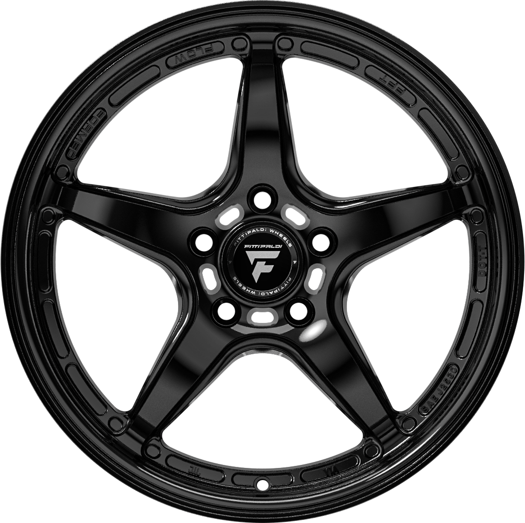 Fittipaldi FS367 Gloss Black 17x8 +35 5x114.3mm 73.1mm - Wheelwiz