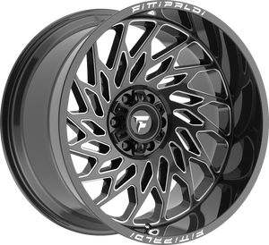 Fittipaldi FA20BM Gloss Black Milled 22x12 -44 8x180mm 124.3mm