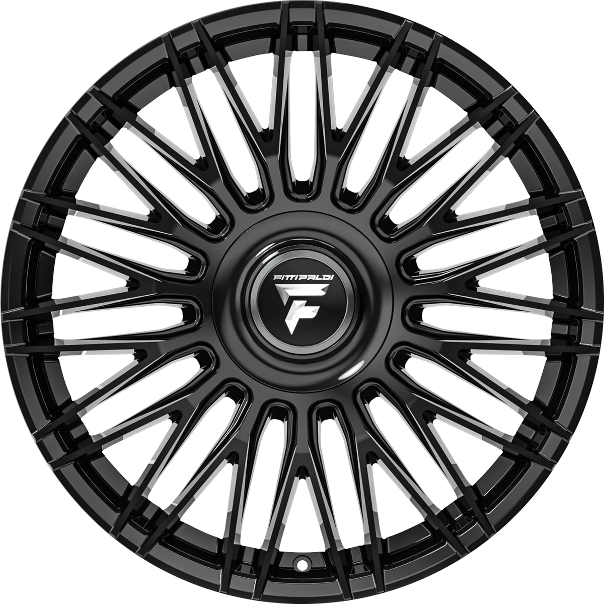 Fittipaldi FS369 Gloss Black 22x9.5 +25 6x135|6x139.7mm 106.2mm - Wheelwiz