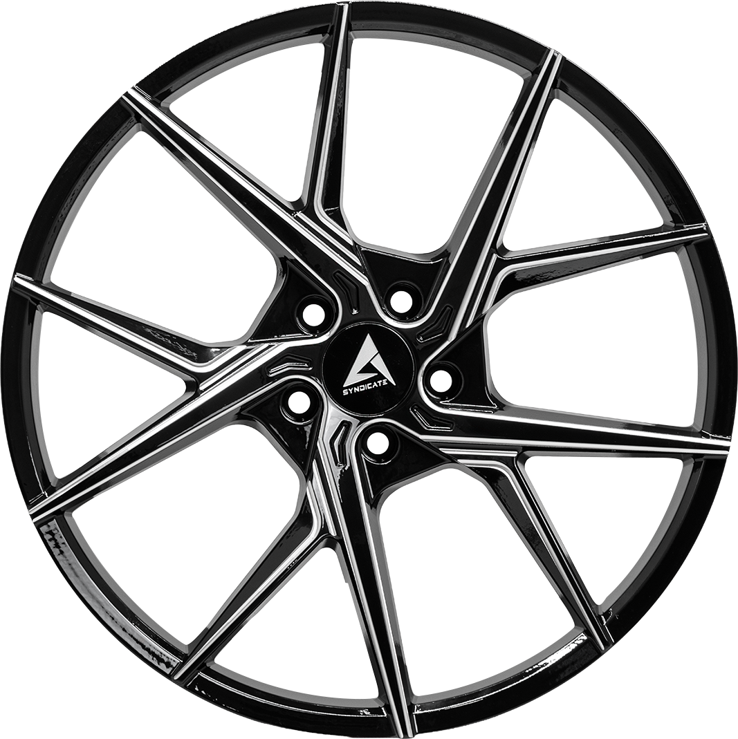Armed Wheels Phantom Gloss Black Milled 18x9 +38 5x113mm 74.1mm - Wheelwiz