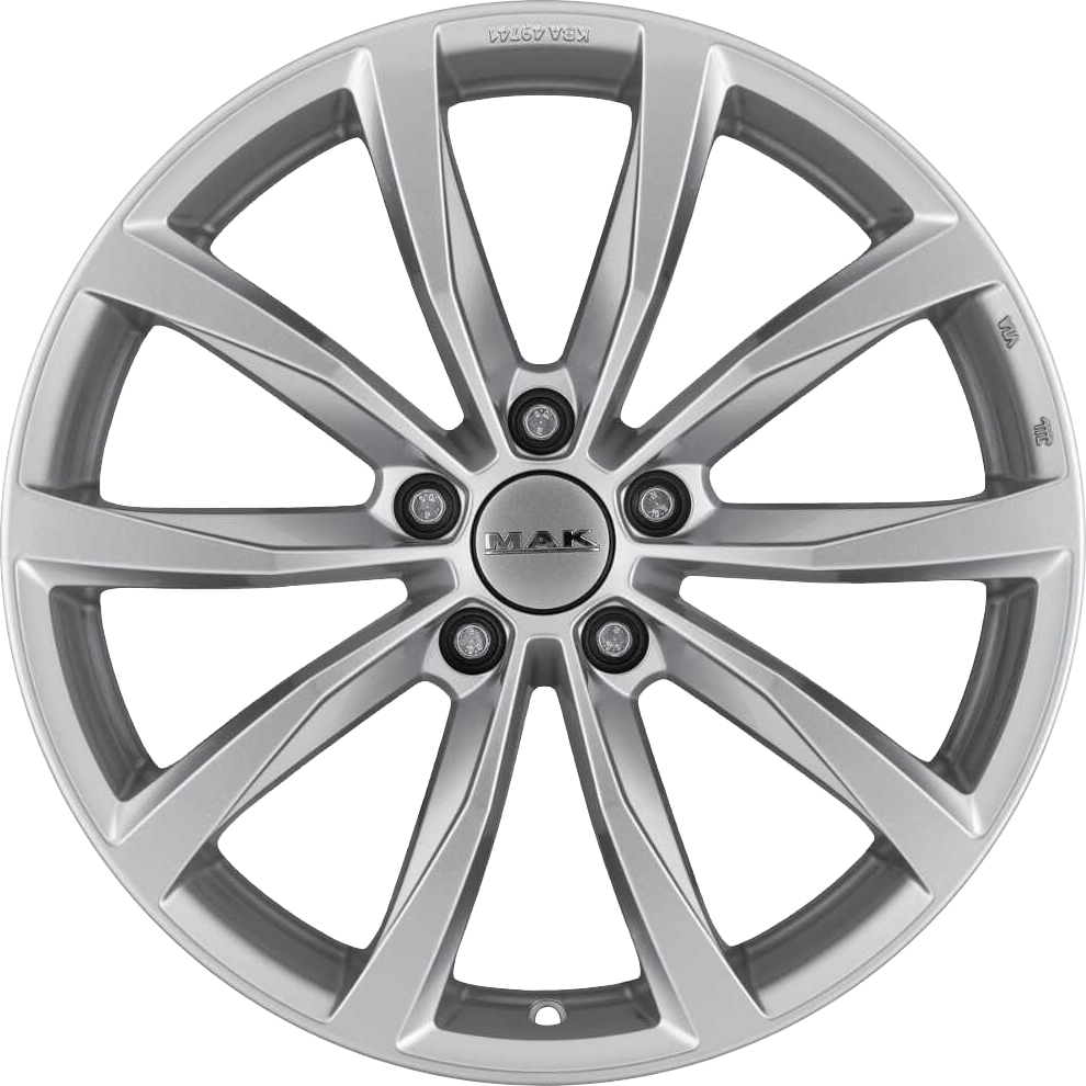 MAK WOLF Silver 18x7.5 +48 5x114.3mm 56.1mm - Wheelwiz