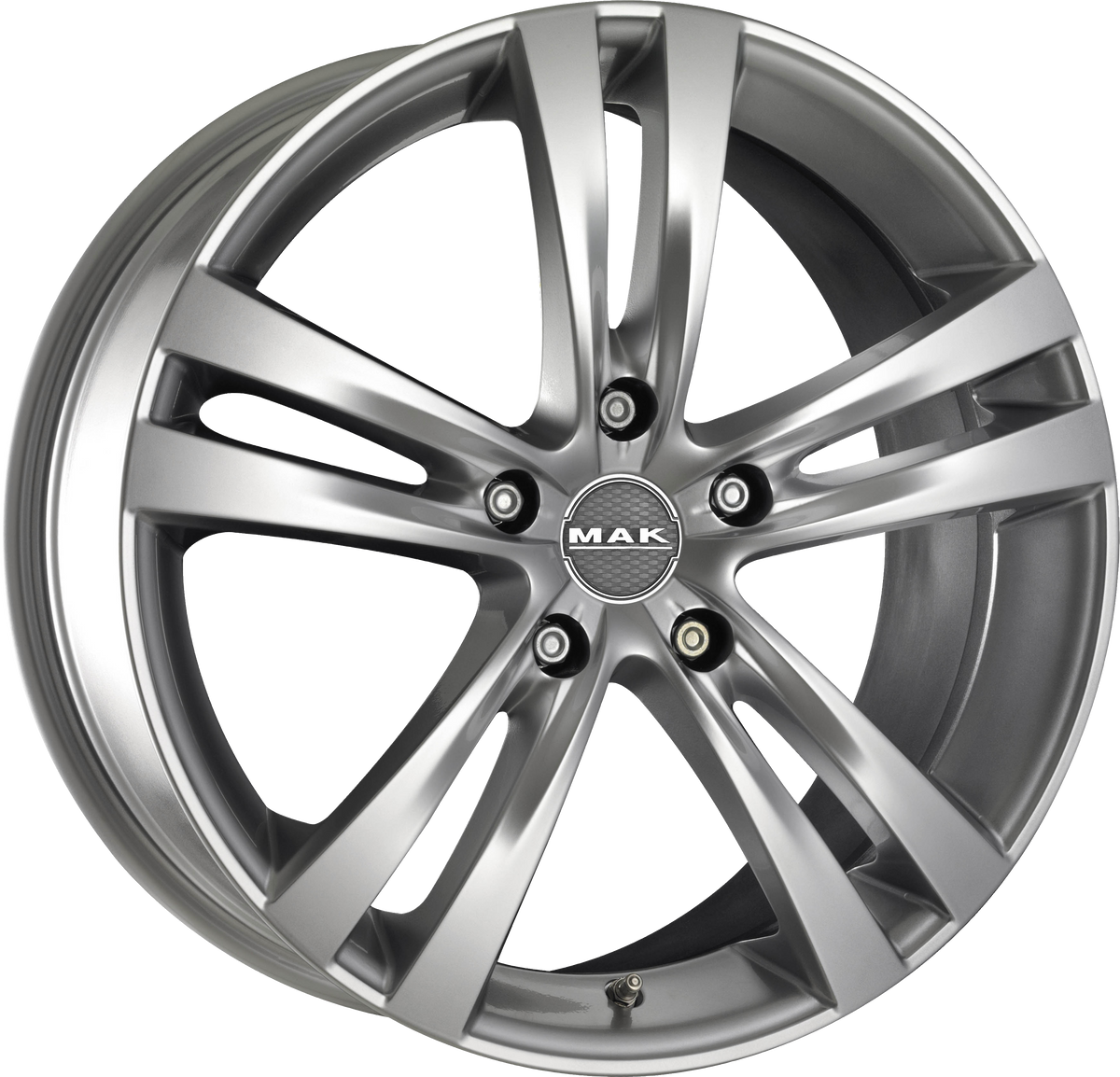 MAK ZENITH Hyper Silver 17x7 +50 5x100mm 54.1mm