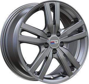 Euro Design Ottano - EFS Matte Gunmetal 15x6 +35 5x100|5x105|5x110|5x112|5x115|5x118|5x108|5x114.3|5x98mm 72.6mm - Wheelwiz