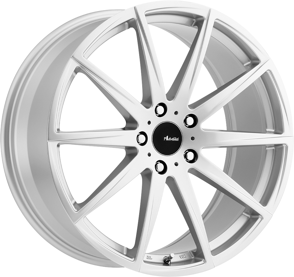 Advanti Dieci Bright Silver 19x8.5 +35 5x112mm 66.6mm - Wheelwiz