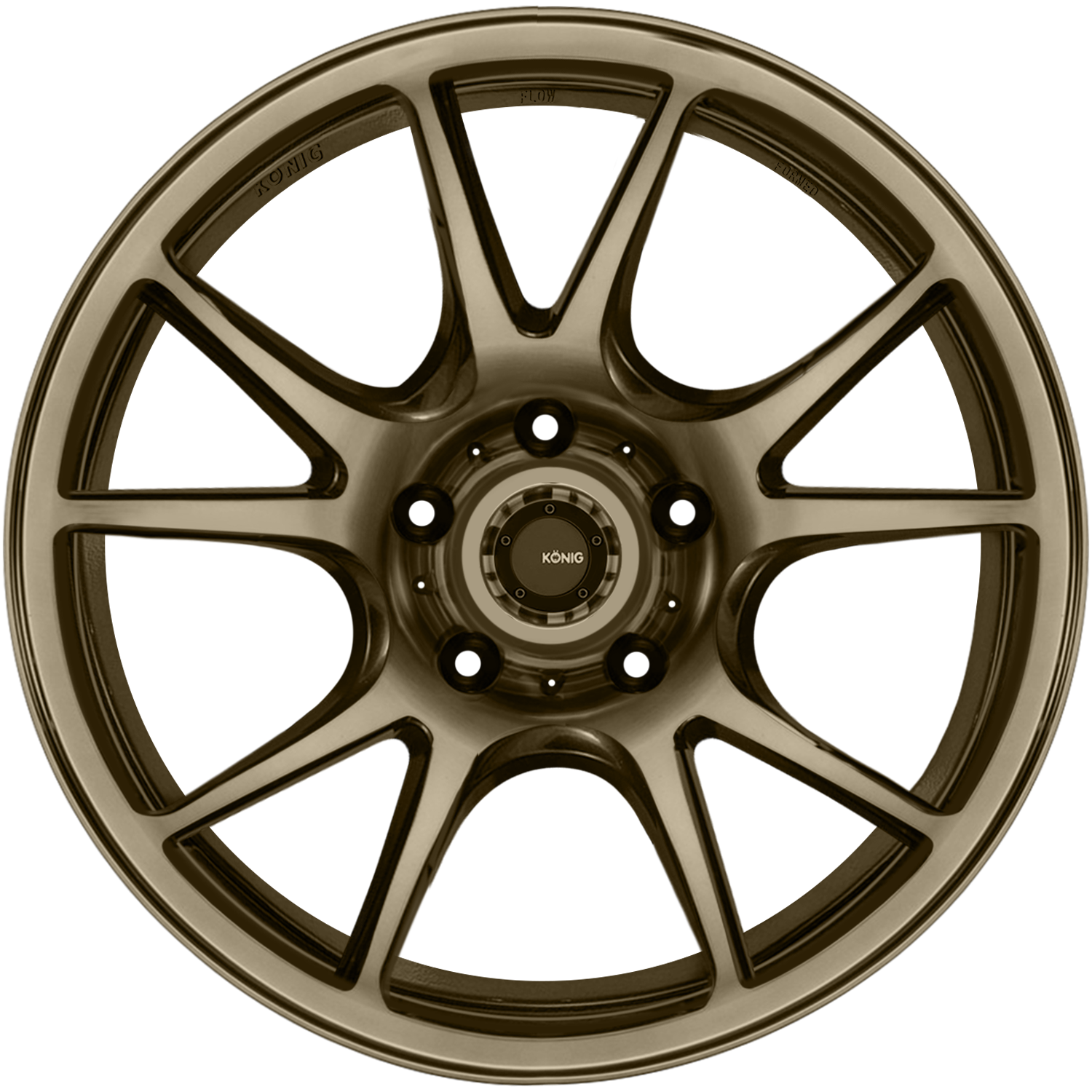 Konig Ampliform Gloss Bronze 18x8.5 +35 5x114.3mm 73.1mm | Wheelwiz