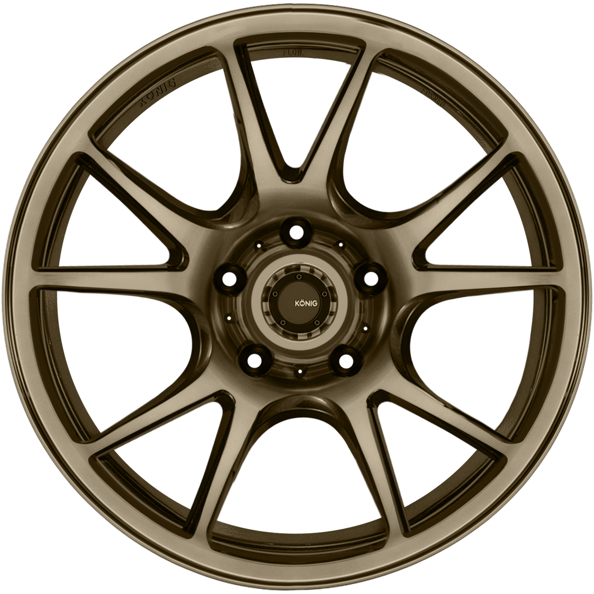 Konig Ampliform Gloss Bronze 19x8.5 +30 5x114.3mm 73.1mm - Wheelwiz