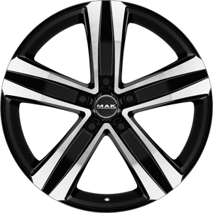 MAK Stone5 Black Mirror 18x7.5 +40 5x114.3mm 76mm