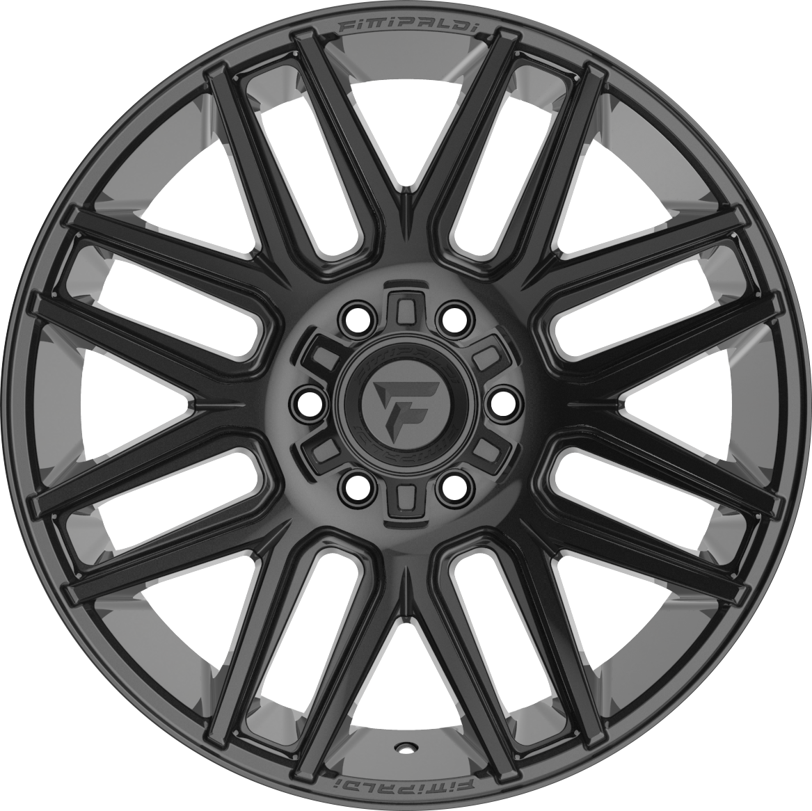 Fittipaldi FA14B Gloss Black 22x10 -19 8x180mm 124.3mm