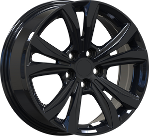 YKW Replica MF15 Gloss Black 18x8 +35 5x114.3mm 60.1mm - Wheelwiz