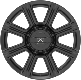 Wildland Hurricane Gloss Black 20x8.5 +15 6x120|6x139.7mm 78.1mm - Wheelwiz