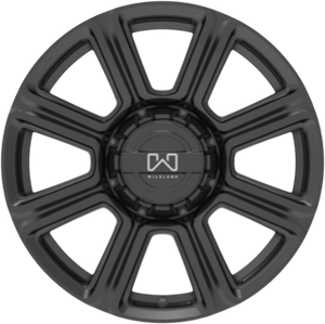 Wildland Hurricane Gloss Black 17x8 +40 6x120|6x139.7mm 93.1mm - Wheelwiz