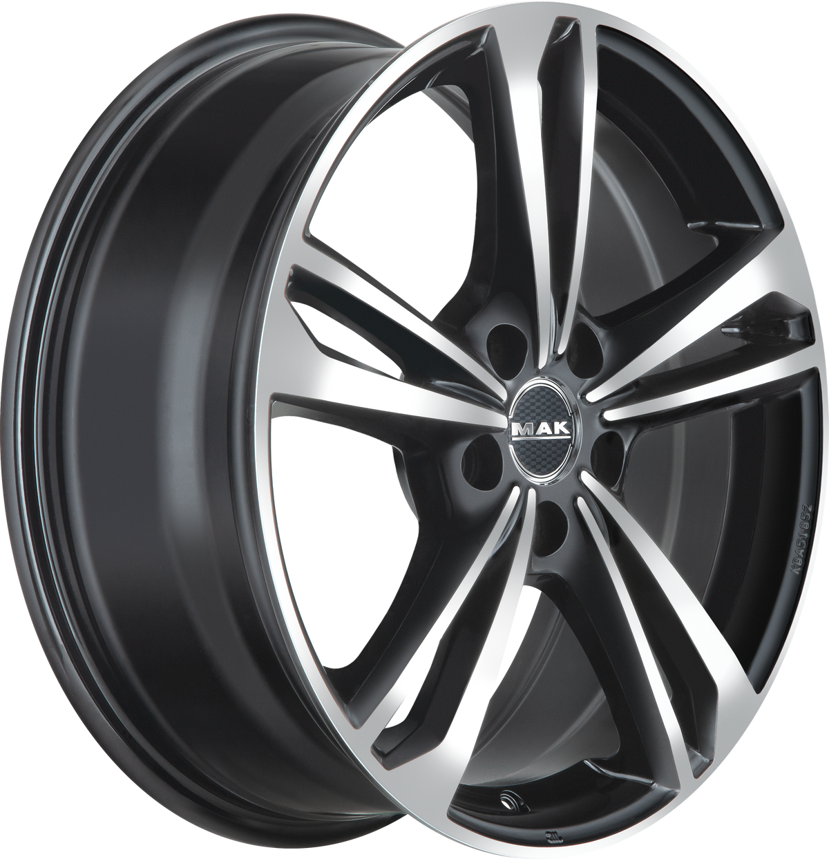 MAK Emblema Black Mirror 18x8 +50 5x112mm 57.1mm - Wheelwiz