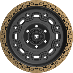 Fittipaldi FT100BZ Satin Bronze w/ Satin Black Lip 18x9 0 5x127mm 71.5mm - Wheelwiz