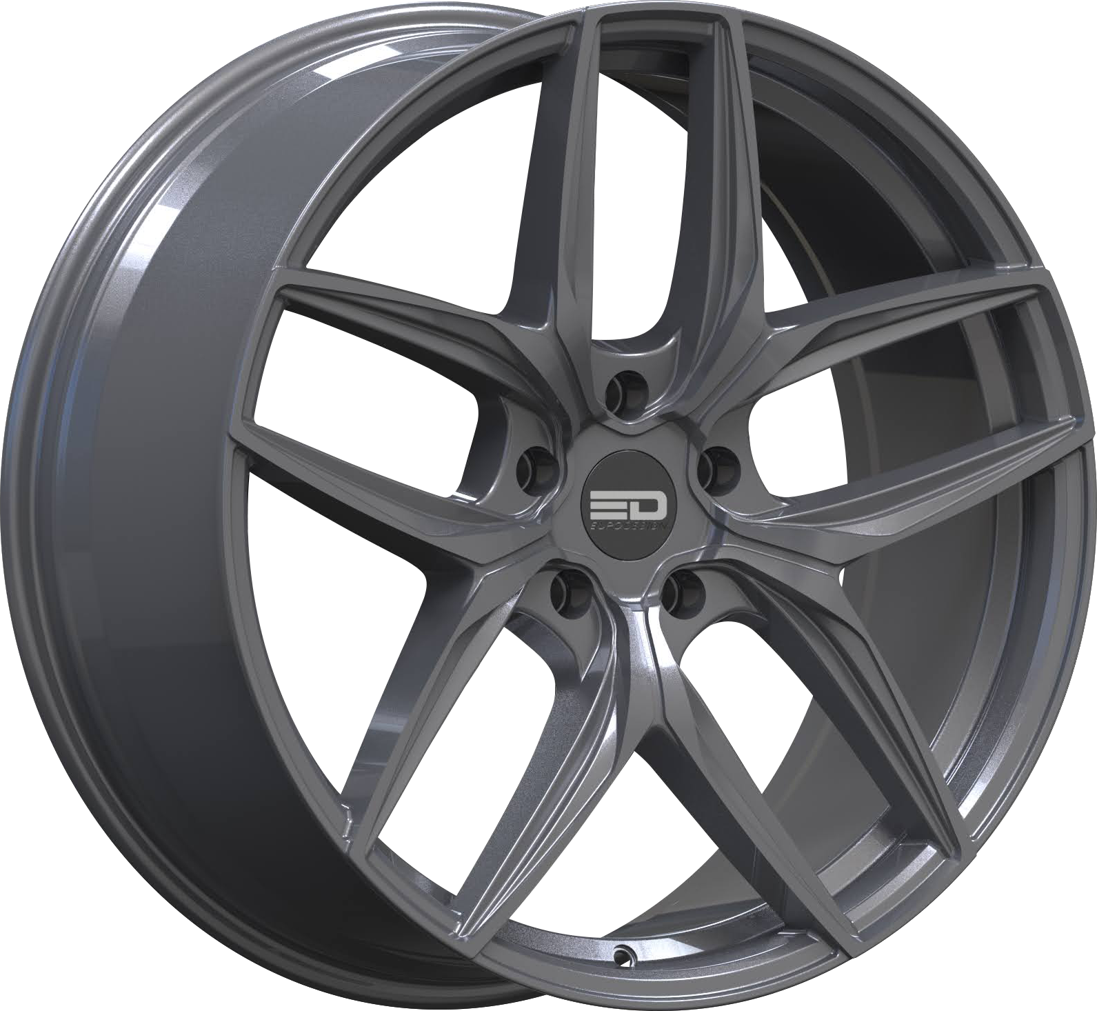 Euro Design Forza Gloss Gunmetal 20x9 +35 5x114.3mm 72.6mm