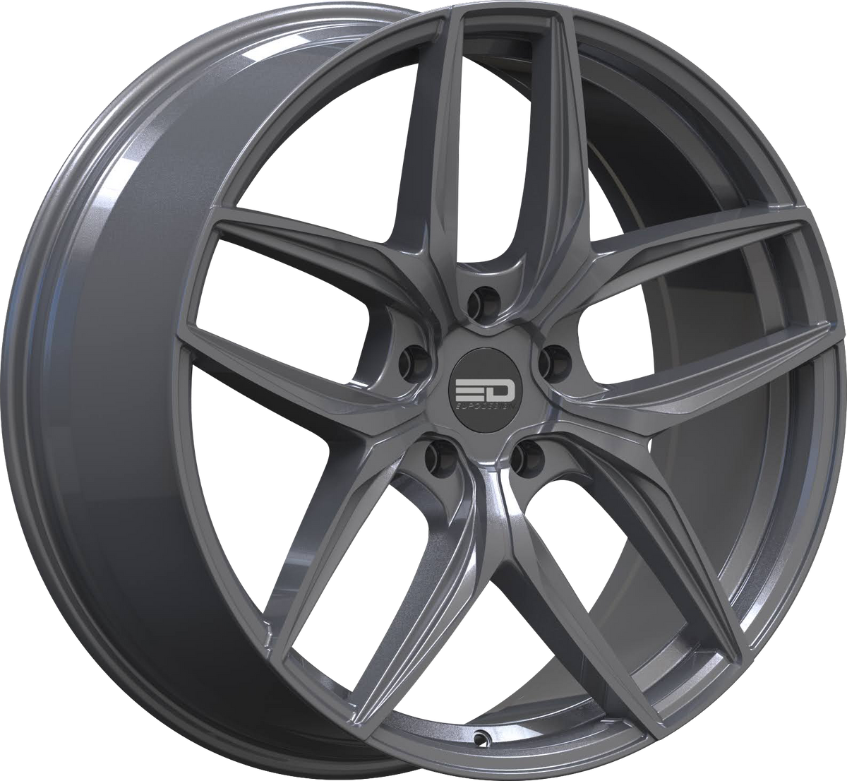 Euro Design Forza Gloss Gunmetal 19x8.5 +35 5x114.3mm 72.6mm - Wheelwiz
