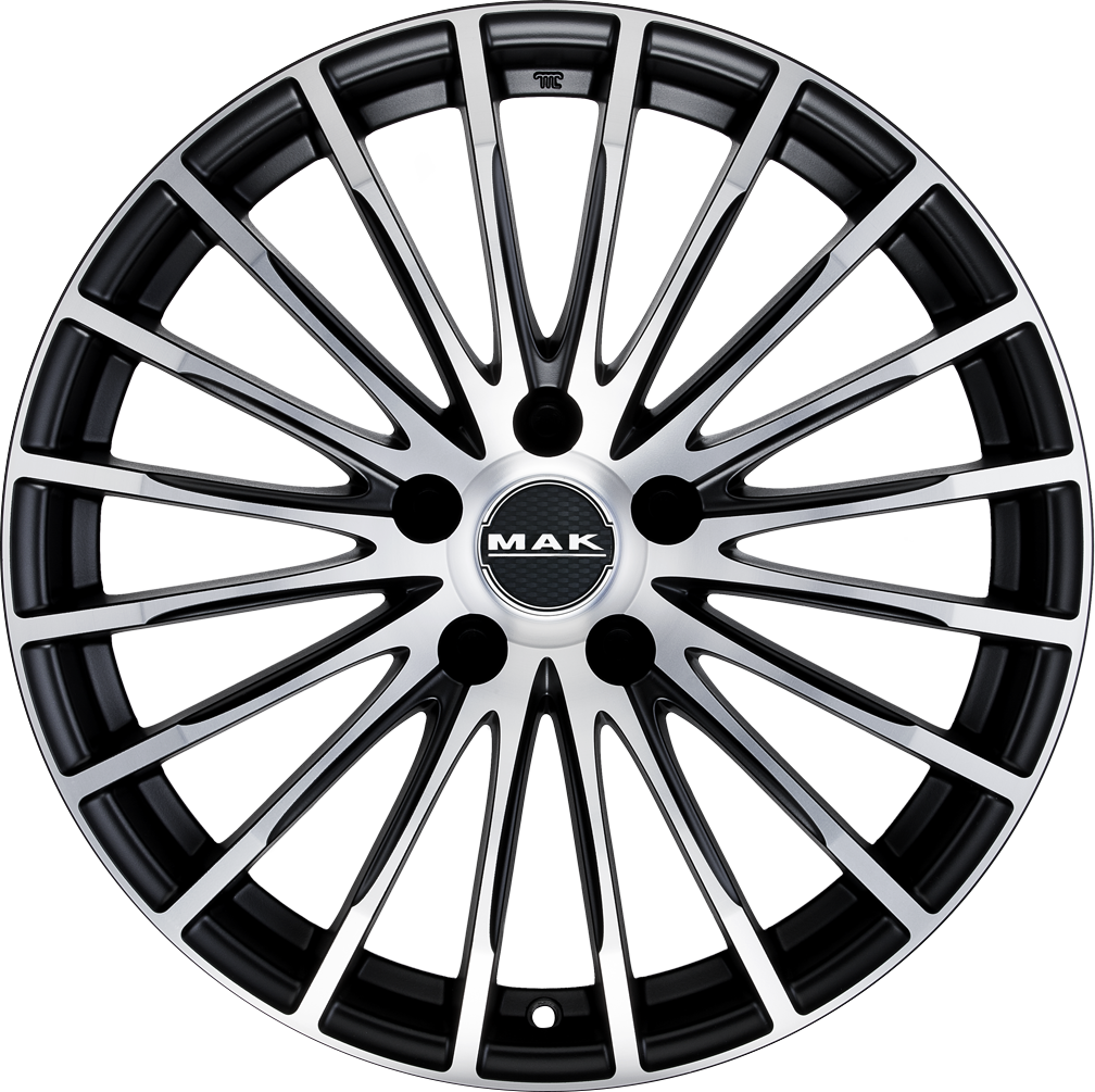 MAK Fatale Ice Black 17x7 +32 4x108mm 72mm - Wheelwiz