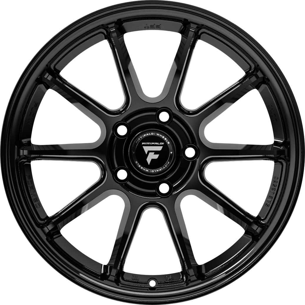 Fittipaldi FS366 Gloss Black 17x8 +35 5x100mm 73.1mm - Wheelwiz