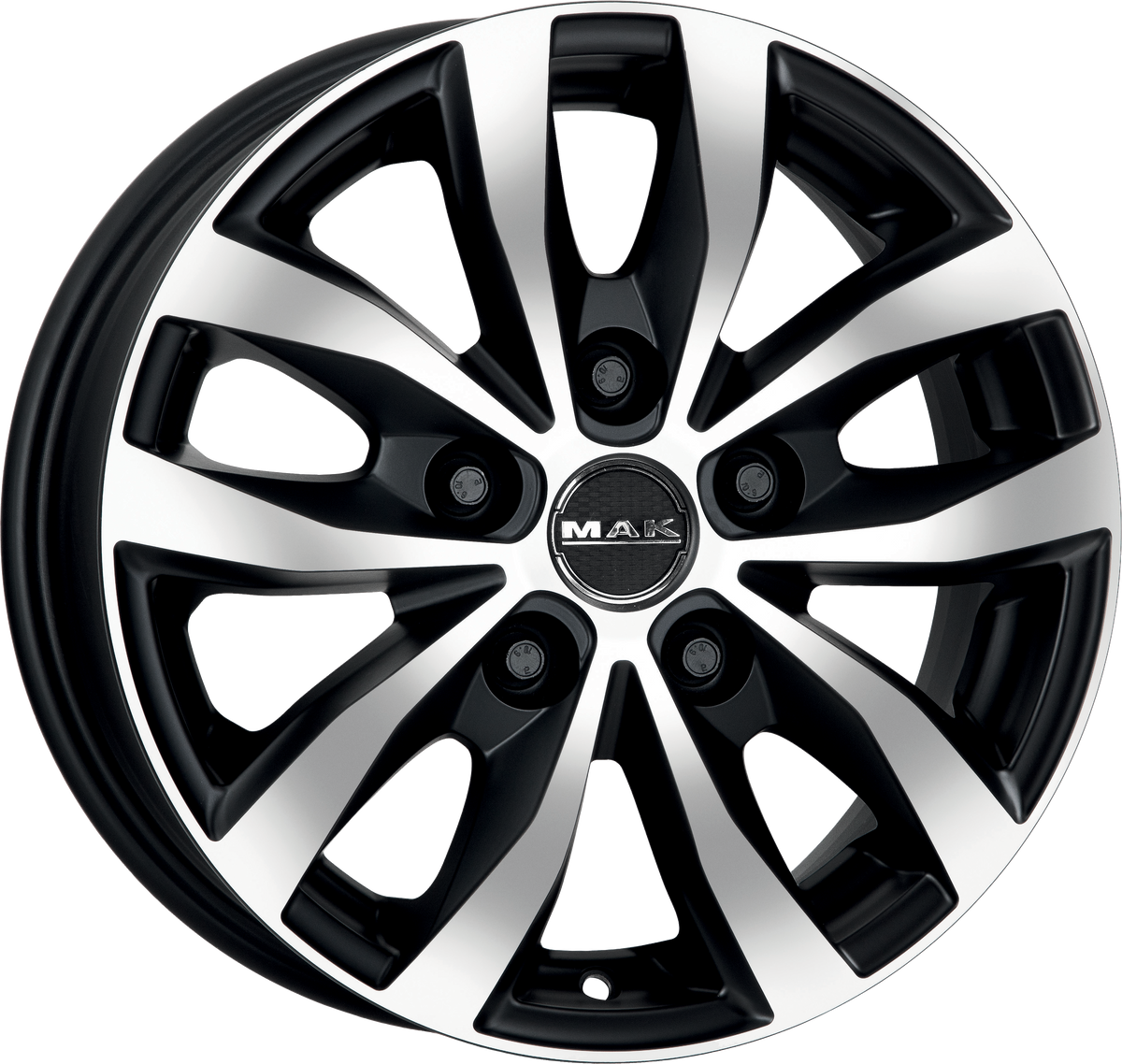 MAK Load5 Ice Black 17x7 +46 5x108mm 65.1mm - Wheelwiz