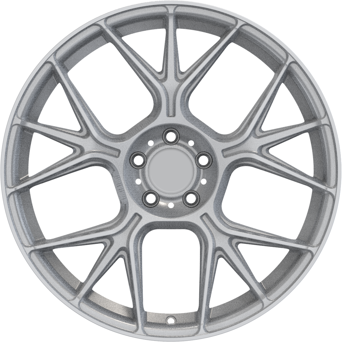 YKW Replica MR4 Silver 18x8 +30 5x112mm 66.6mm
