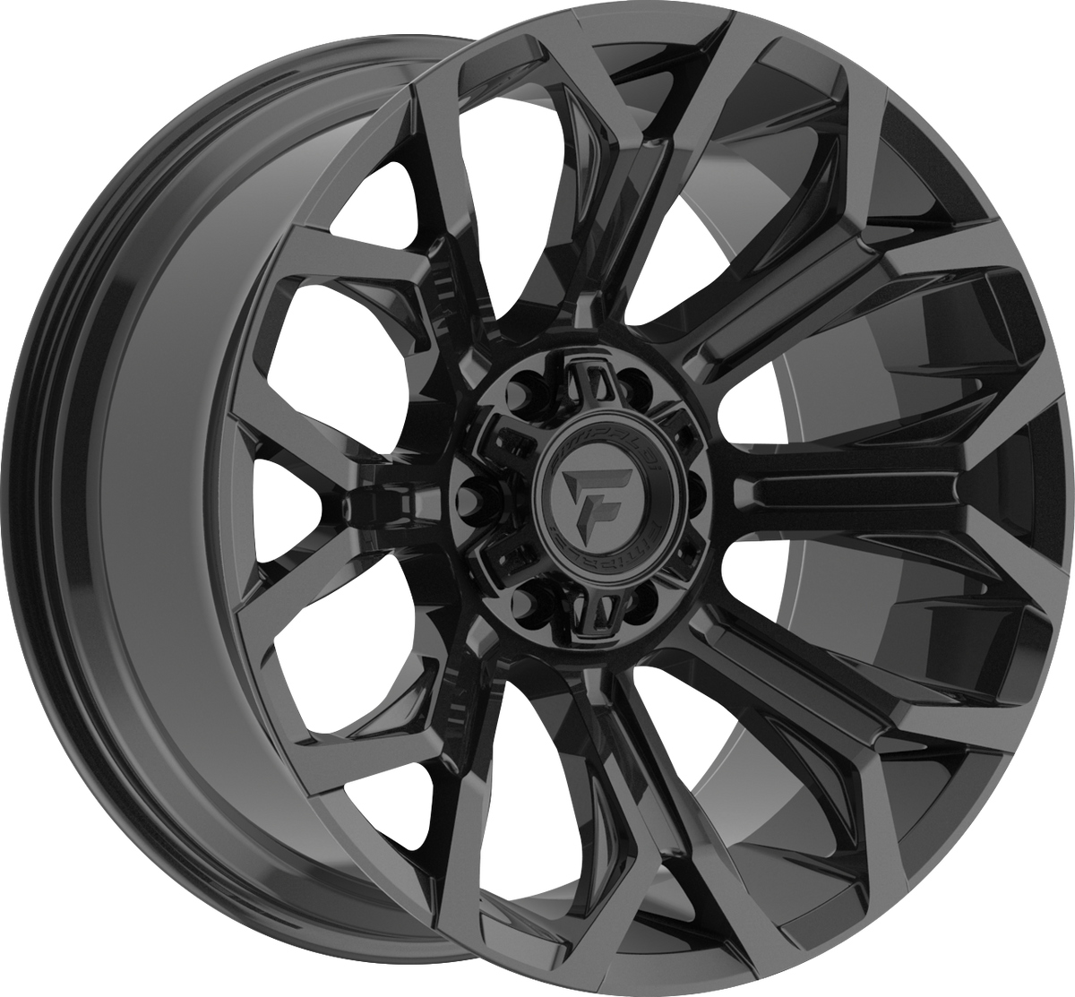 Fittipaldi FA21B Gloss Black 20x9 +18 8x180mm 124.3mm