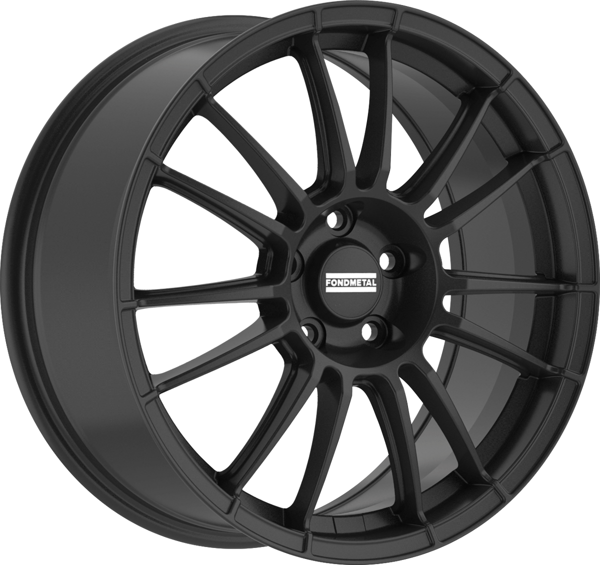 Fondmetal 9RR Matte Black 19x8.5 +42 5x112mm 75mm - Wheelwiz