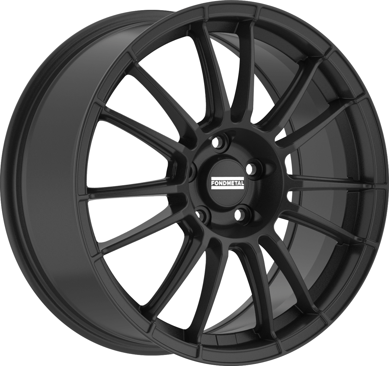Fondmetal 9RR Matte Black 19x8.5 +42 5x112mm 75mm - Wheelwiz