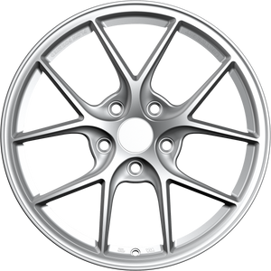 YKW Replica MF5 Silver 19x8.5 +40 5x114.3mm 64.1mm - Wheelwiz