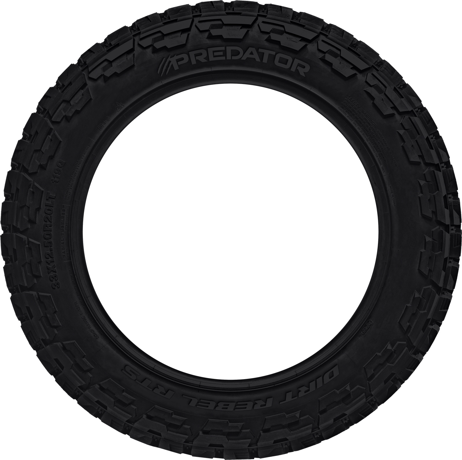 Predator Dirt Rebel RTS 33x12.50R24LT - Wheelwiz