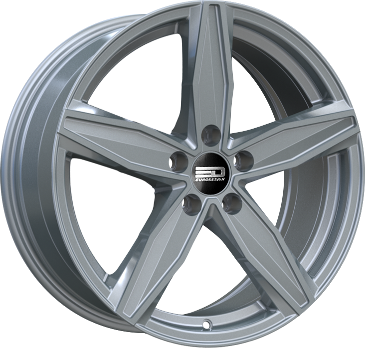 Euro Design Berlin Silver 17x7.5 +40 5x114.3mm 56.1mm - WheelWiz