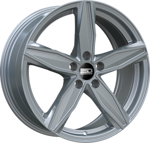 Euro Design Berlin Silver 17x7.5 +40 5x114.3mm 56.1mm - WheelWiz