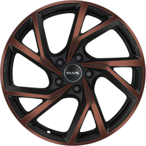 MAK Kassel Black and Bronze 18x7.5 +50 5x112mm 57.1mm - Wheelwiz