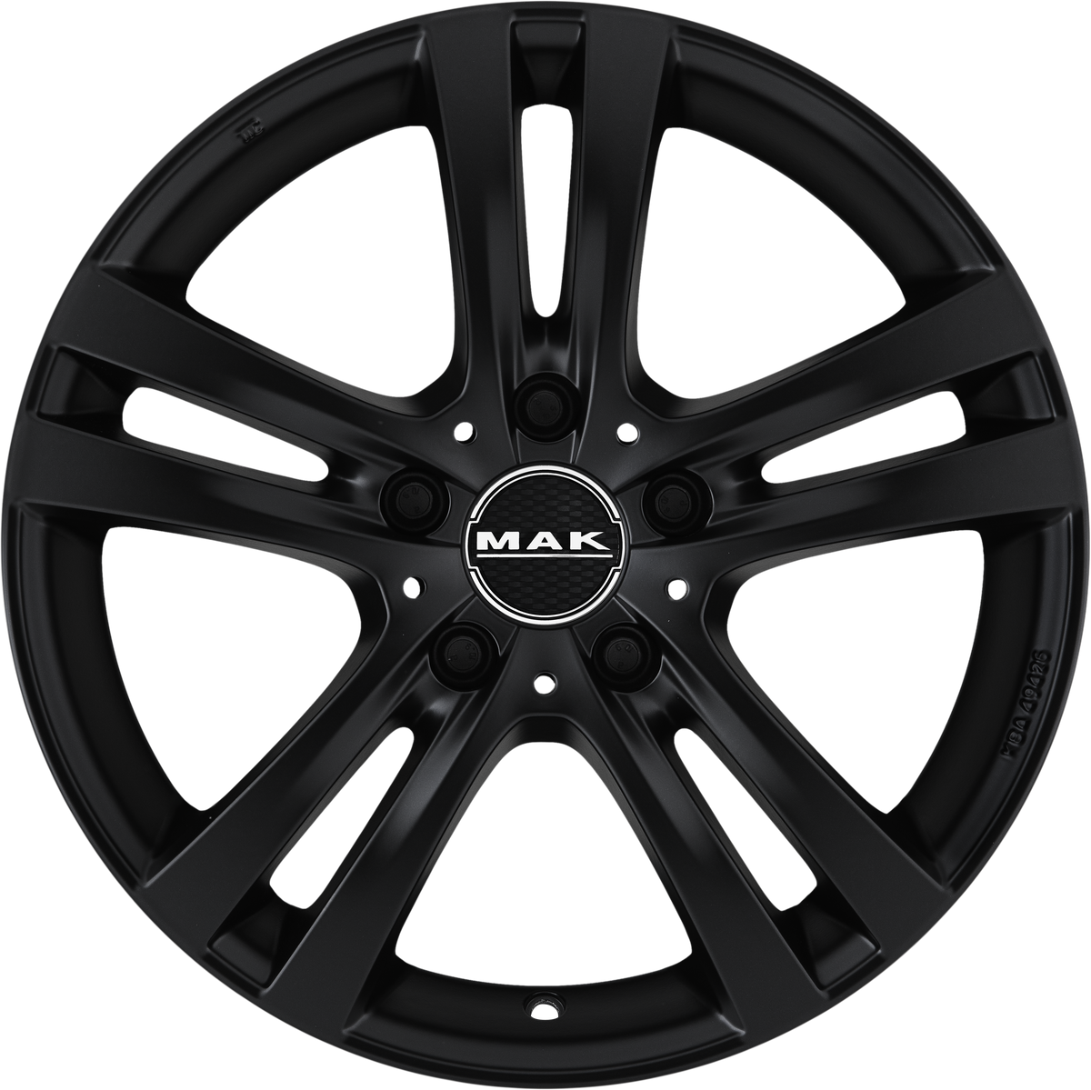 MAK Zenith Matte Black 14x4.5 +37 4x100mm 60.1mm - Wheelwiz