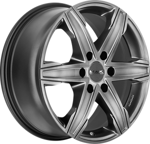 MAK King6 Matte Titanium 16x7 +30 6x114.3mm 66.1mm