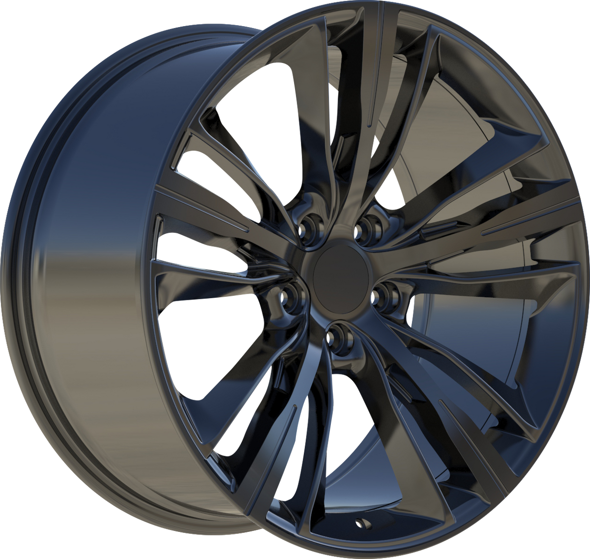 YKW Replica MF7 Gloss Black 18x8 +35 5x120mm 74.1mm - Wheelwiz