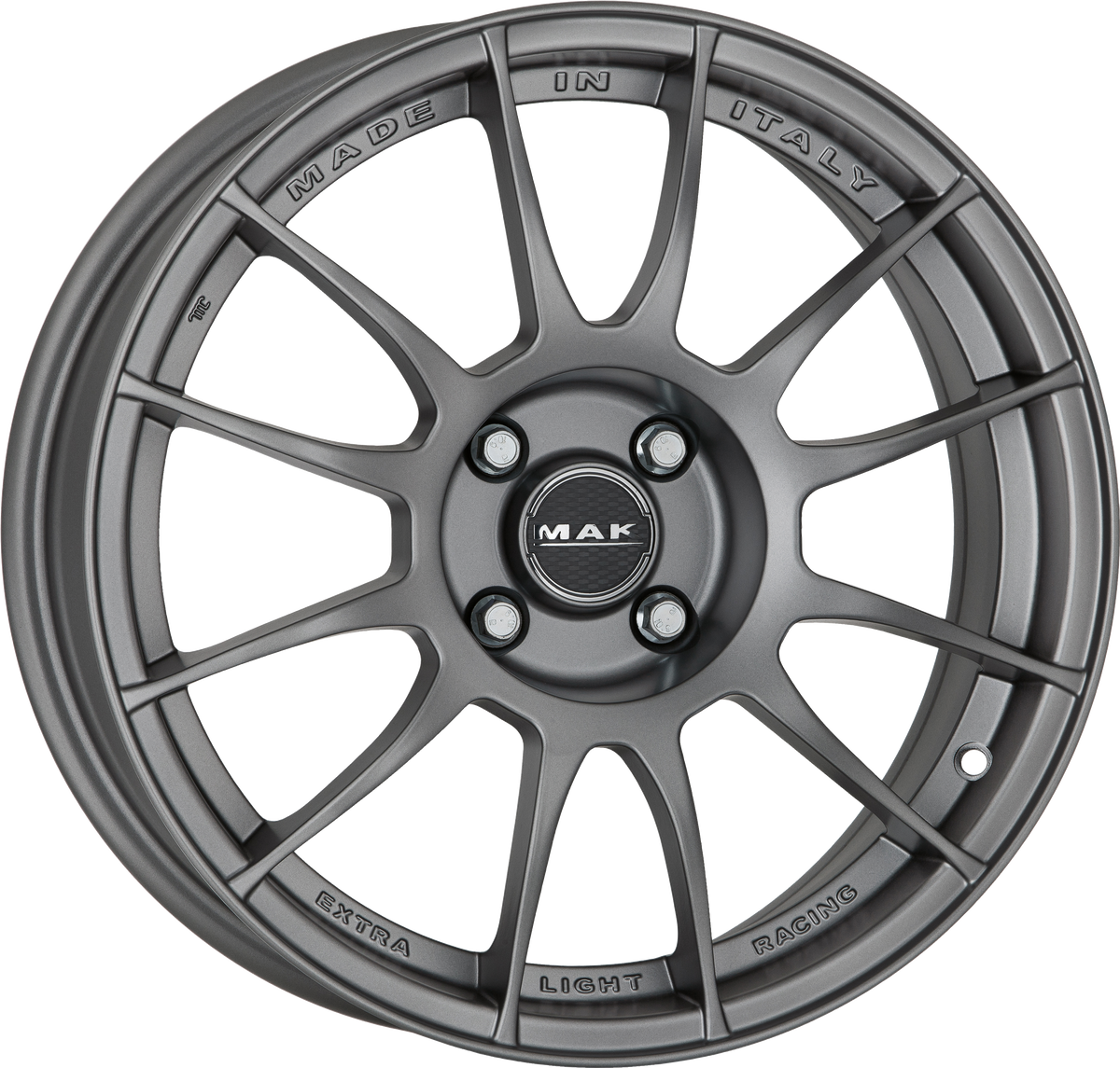 MAK XLR Matte Graphite 18x7.5 +45 5x108mm 72mm - Wheelwiz
