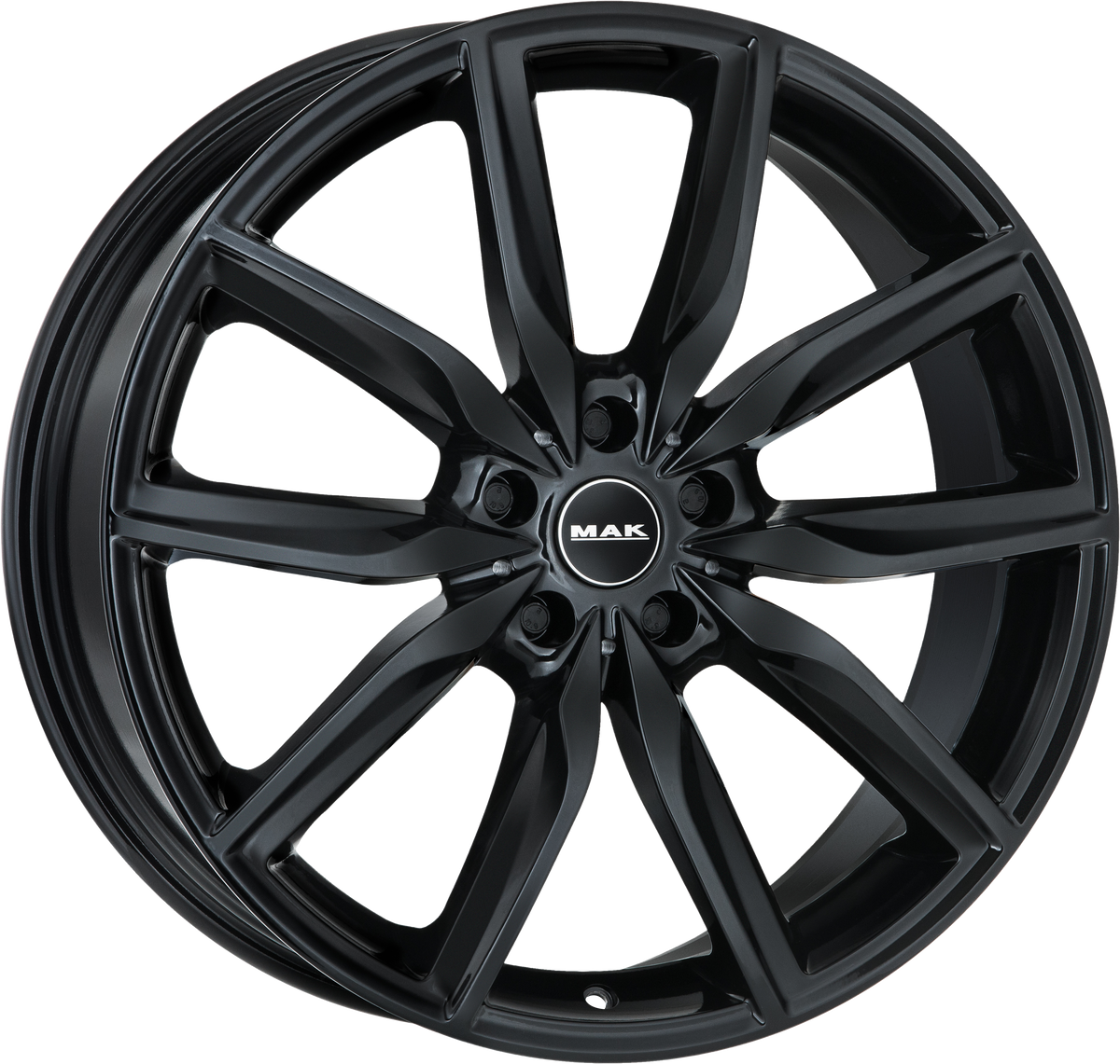 MAK ALLIANZ Gloss Black 19x8.5 +47 5x120mm 72.6mm - Wheelwiz